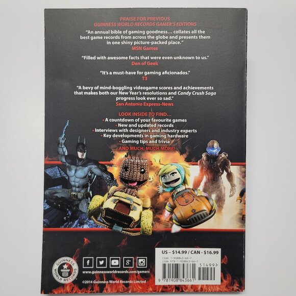 2015 Guinness World Records: Gamer's Edition - Paperback - Picture 3 of 8